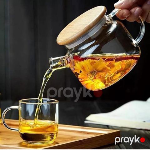 Dəmləmə çaydanı ARC-0838, şüşə, 1000ml — Bakı