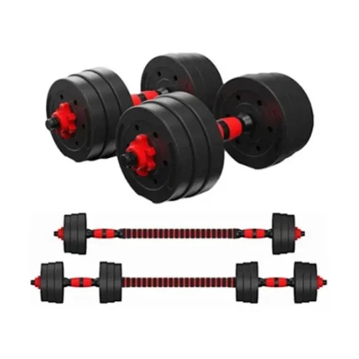 Dumbbell 40KG Qantel Dəsti – Sökülə Bilən Polad Fitness Ağırlıq Seti (2 ədəd) — Bakı