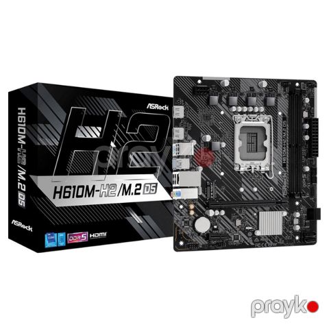 Ana plata “AsRock H610M-H2/M.2 D5 DDR5” (H610M-H2/M.2) — Bakı