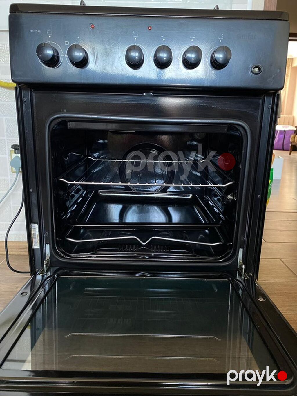Simfer qaz sobası və plitə - 60 sm enli, sərbəst quraşdırılan model — Plitələr, Bakı (3)