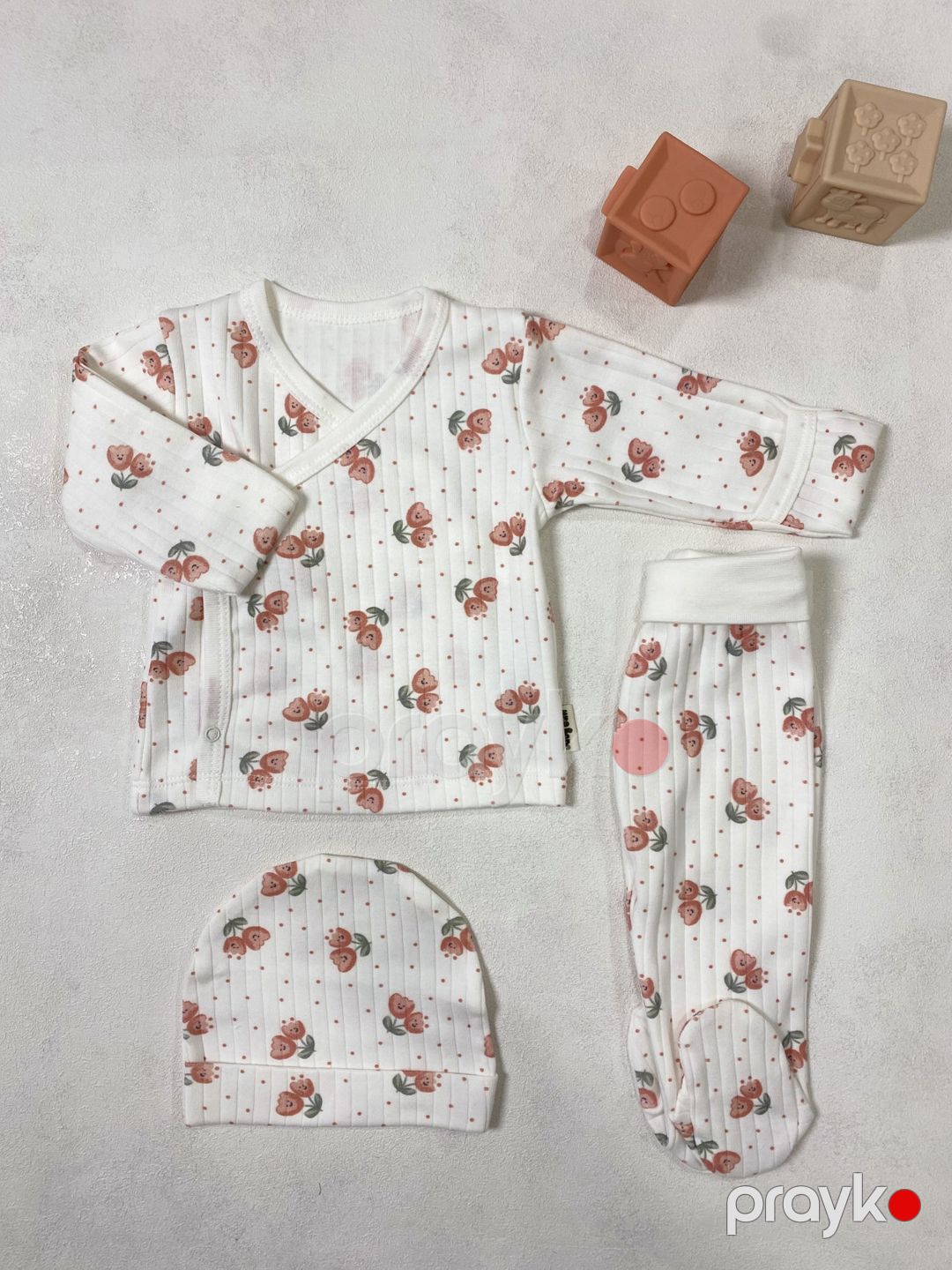 Yenidoğulmuş üçün dəst, pambıq, 5 əşya, 0-3 ay — Mallar, Bakı (3)