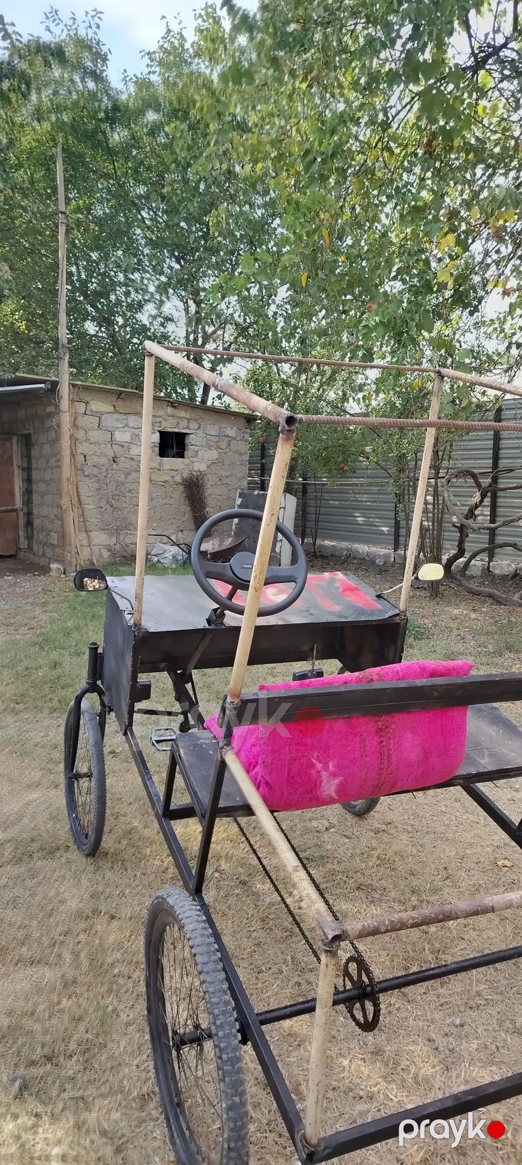Pedallı 4 təkərli mini nəqliyyat vasitəsi – əl işi - Çərçivə: möhkəm — Uşaq avtomobilləri, Bərdə (3)