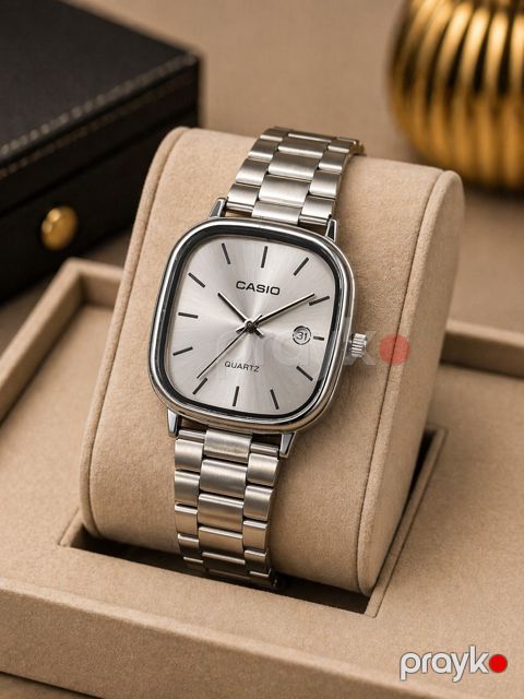 Qol saatı kişilər üçün Minimal Square Silver — Bakı