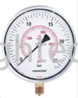 Manometr gliserin dolğulu (0-6 Bar 160 mm 1/2") Pakkens 1601001106 — Bakı