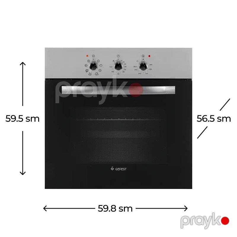 Soba Gefest 602-01 Н1 — Fırın kamerası, Bakı (4)