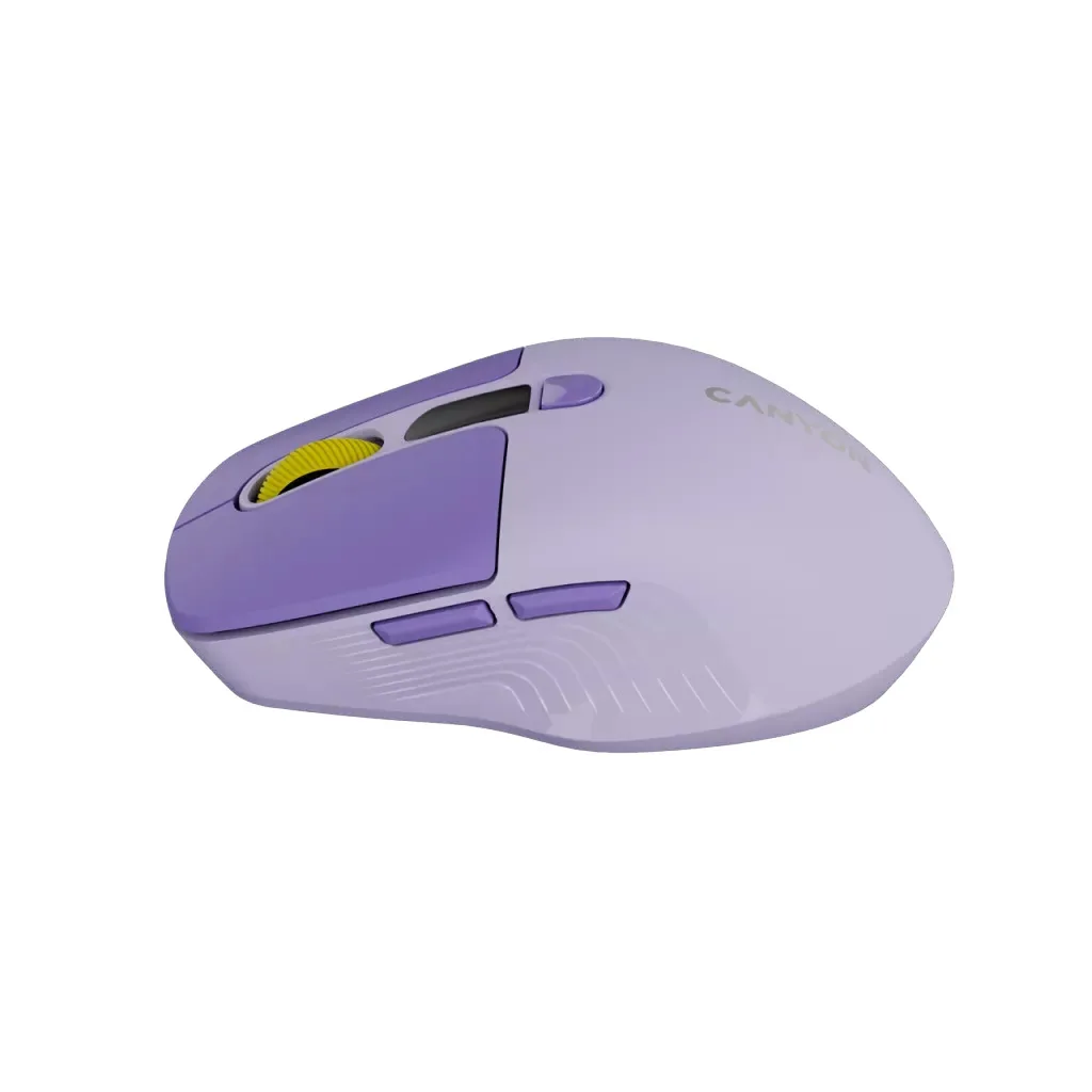Mouse Canyon MW-26 LCD Silent Dual Mode Wireless Violet — Mallar, Bakı (5)
