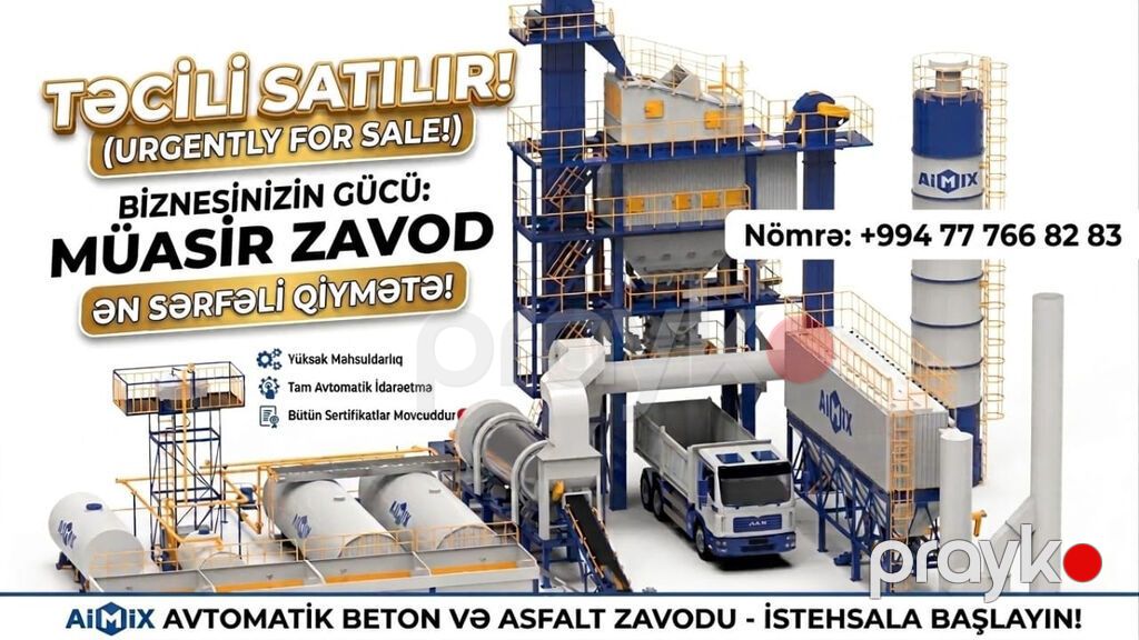 Asfalt Zavodu Satılır. Tikinti və yol layihələriniz üçün — Əmlak, Bakı (7)