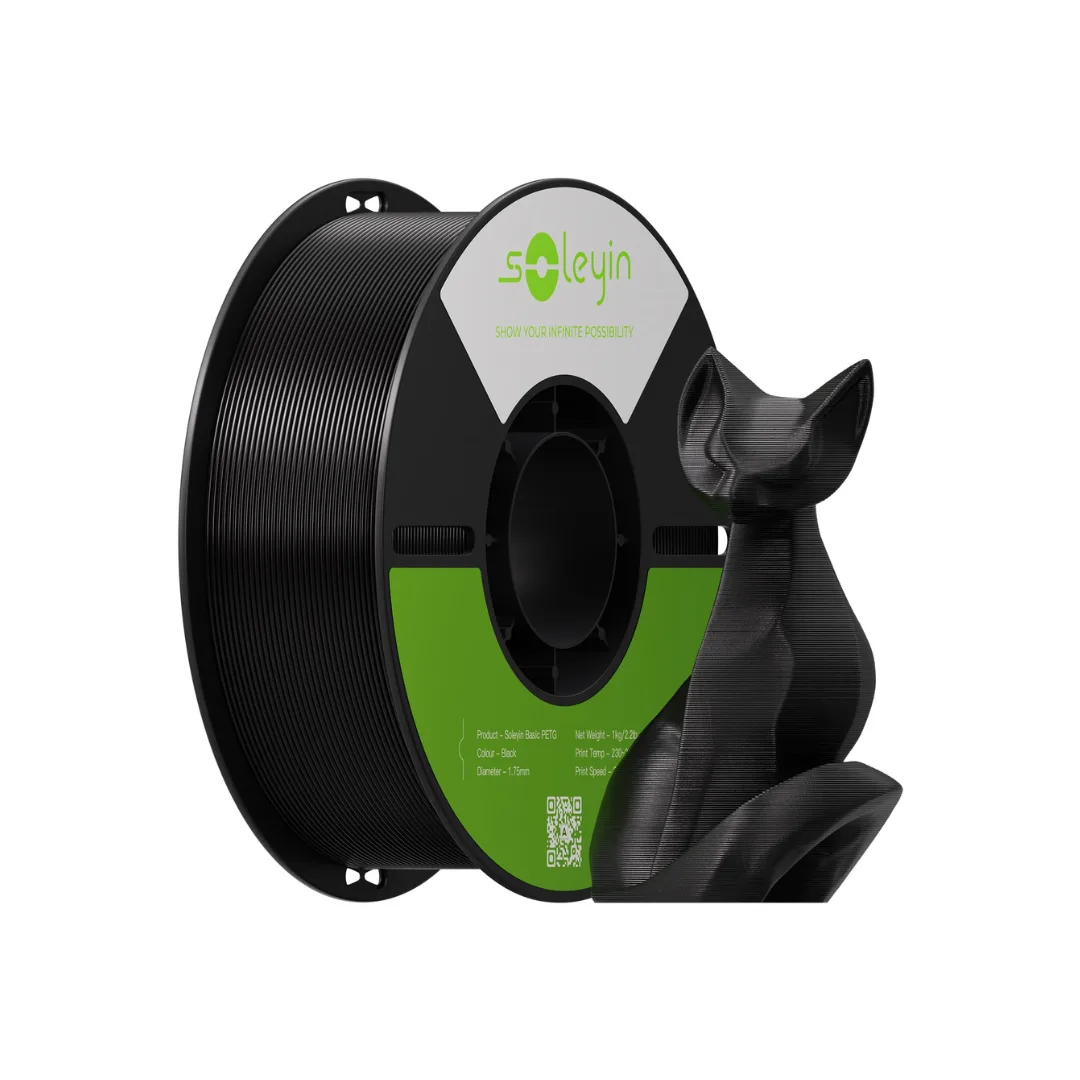 Soleyin Basic Petg Black 1.75mm 1kg — Mallar, Bakı (3)