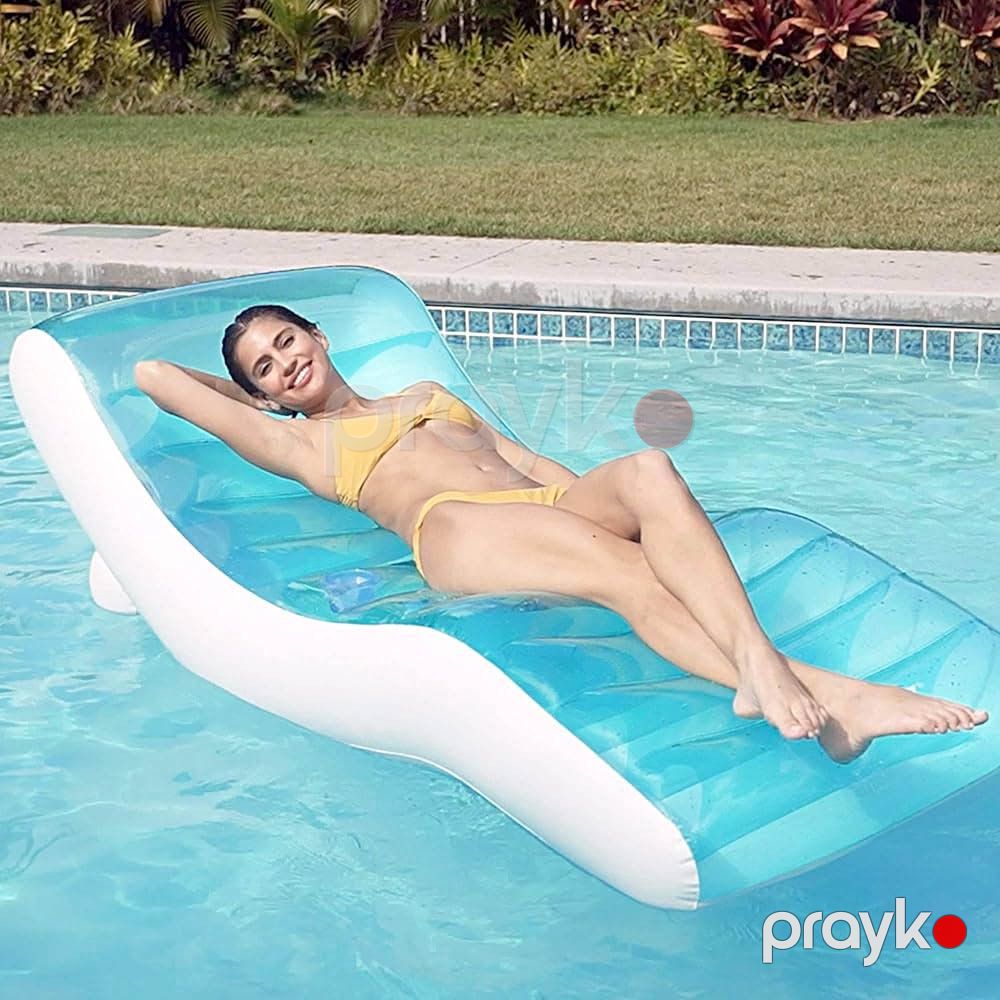 Intex RAX-56874001 Splash Lounge, qoltuqaltılar və stəkan tutacağı olan şişmə üzən şezlonq, Hovuzda və göldə üzmək üçün əlverişli, 191 x 99 sm, RAX-56874001 — Mallar, Bakı (2)