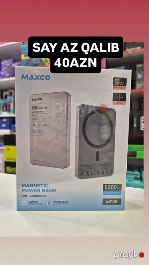 Maxco 5000mah magsafe powerbank — Bakı