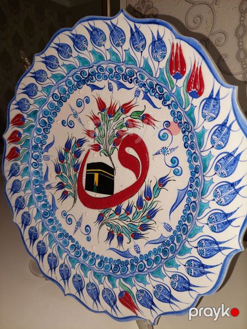 Kütahya istehsalı dekorativ keramik boşqab - Material: keyfiyyətli — Bakı