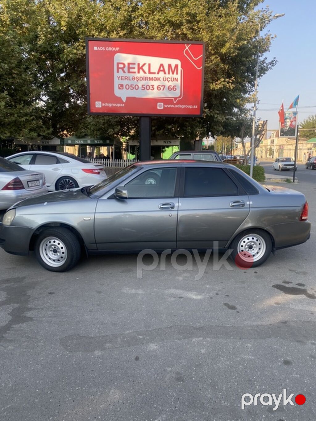 Lada Priora sedan - Korpus: 4 qapılı sedan, boz/metallik rəng — Avtomobillər, Ağcabədi (2)