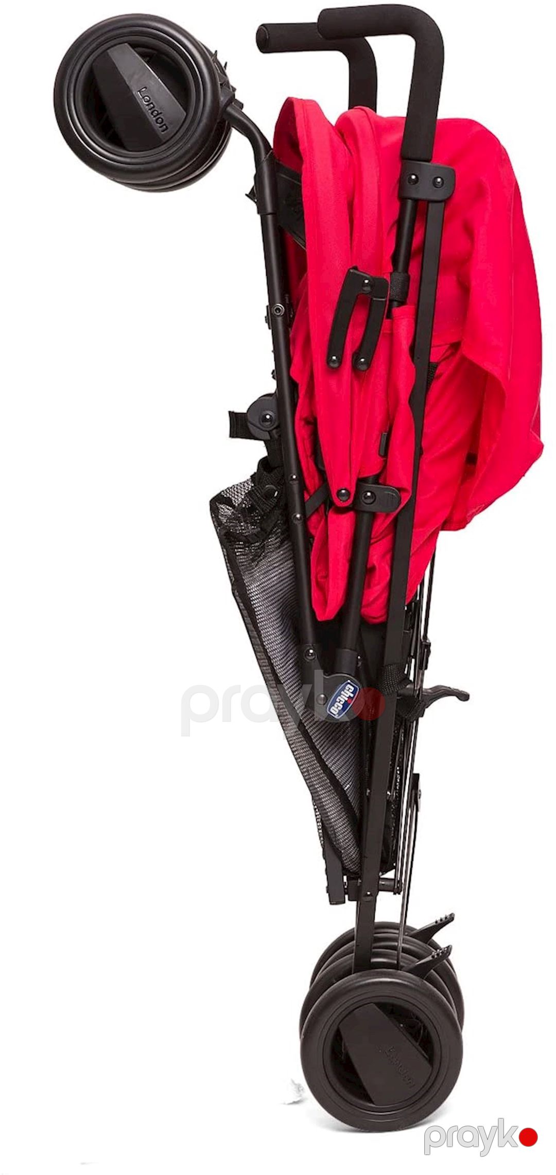 Gəzinti üçün uşaq arabası Chicco London Up Stroller with Bumper Bar Red Passion, 83x46x104 sm — Mallar, Bakı (2)