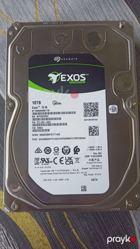 Seagate Exos 7E10 10TB Enterprise HDD - Model: ST10000NM017B (Exos — Bakı