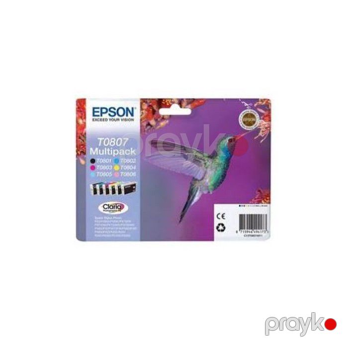Epson T0807 C13T08074011 Claria Photographic 6 Rəngli Original Kartric — Elektronika, Bakı (3)