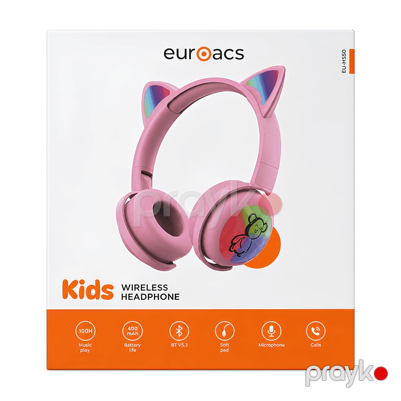 Qulaqlıq Euroacs EU-HS50 Pink — Qulaqcıqlar, Bakı (2)