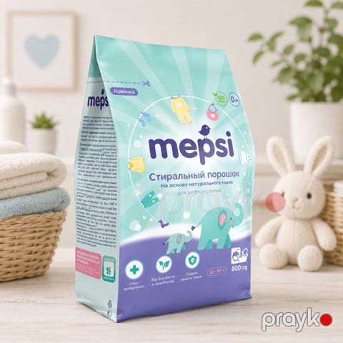 Yuyucu toz Mepsi, uşaq paltarları üçün, 800 q — Bakı