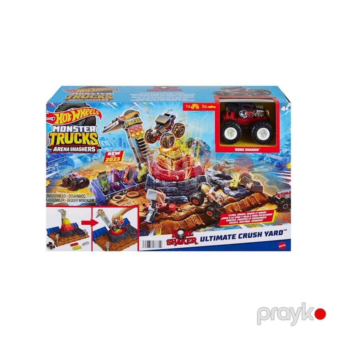Oyun dəsti Hot Wheels Monster Trucks Arena World Main Event HNB96 İnanılmaz avtomobil qəzası, 4+ yaş — Mallar, Bakı (3)