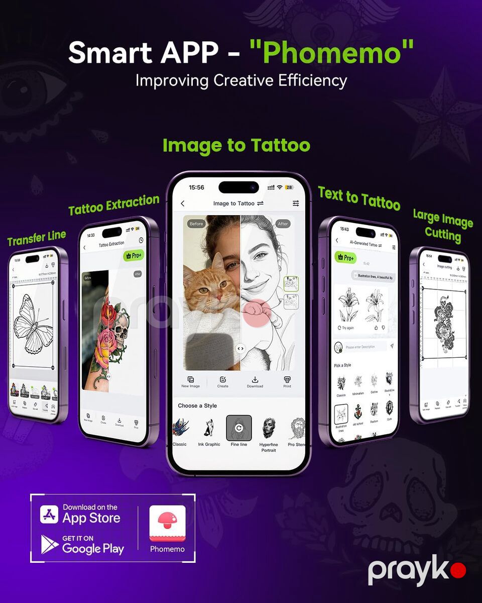 Phomemo M08F Plus Touchscreen Tattoo Stencil Printer — Ofis texnikası və istehlak malları, Bakı (5)