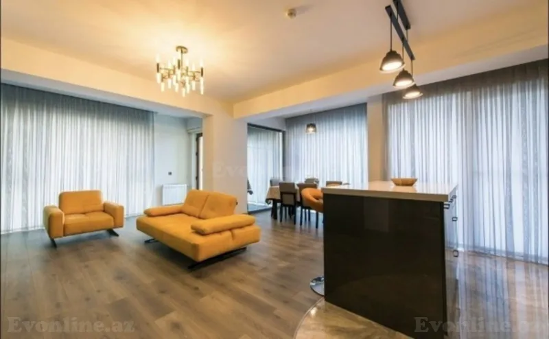 Kirayə verilir 3 otaqlı Mənzil Yeni tikili 125 m² Bakı, Xətai r., Ağ şəhər — Bakı