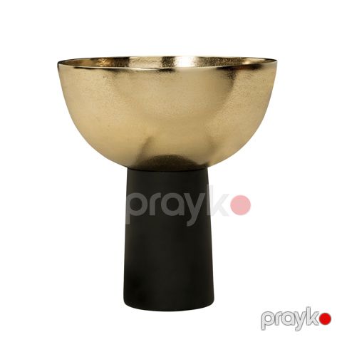 Dekorativ qab Eglo Victoriaville 427272, polad, qara/qızılı, 32x28.5 sm — Bakı