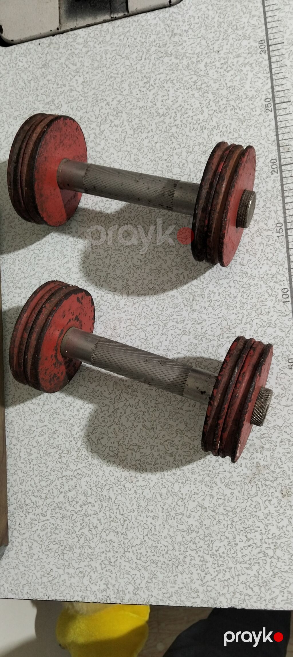 Məhsul:Qantellər sovetdən qalmadı. yaxşı vəziyyətdədir.hər biri2kg — Dumbbellər, barbelər, diskləri, Bakı (3)
