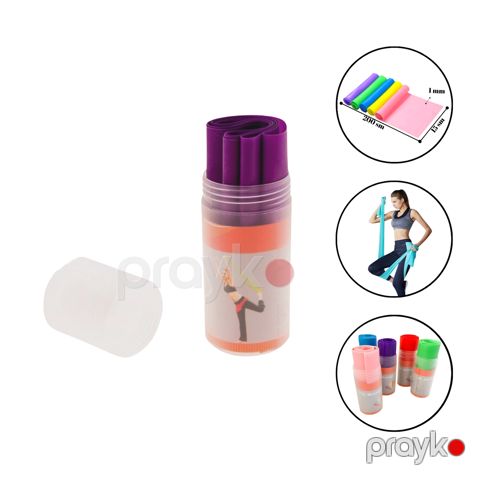Bədii gimnastika üçün elastik lent BT Crivit 1642/1, qutuda, PVC, 15x200 sm, bənövşəyi — Bakı