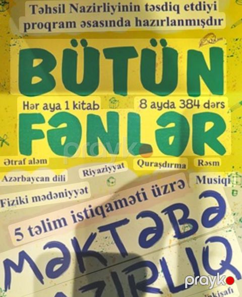 Bütün fənlər üzrə hazırlıq