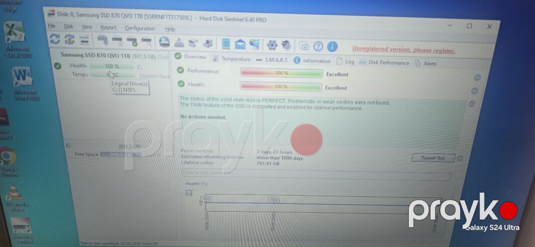 Samsung 870 QVO 2.5 Sata SSD — Kompüterlər və noutbuklar, Bakı (3)