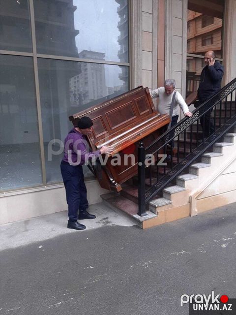 Piano və röyal daşınması — Bakı