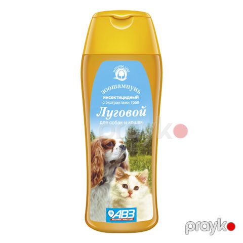İt və pişiklər üçün şampun Агроветзащита Зоошампунь Луговой İnsektisid 270 ml — Bakı