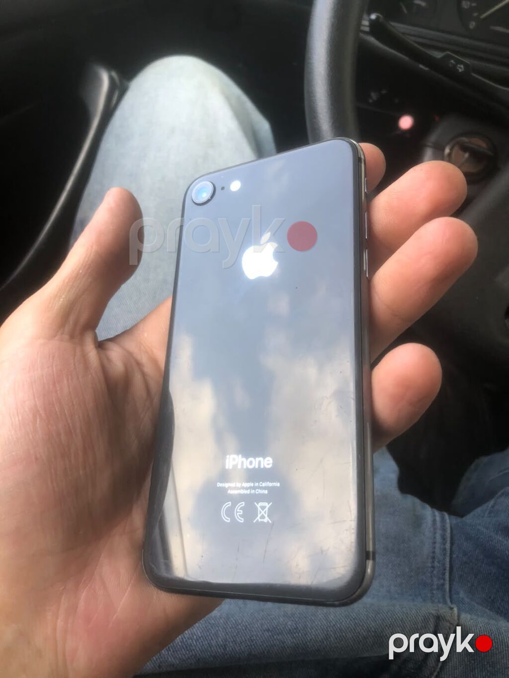 IPhone 8, 64 GB, Black Titanium, Barmaq izi, Simsiz şarj — Apple iPhone, Quba (2)