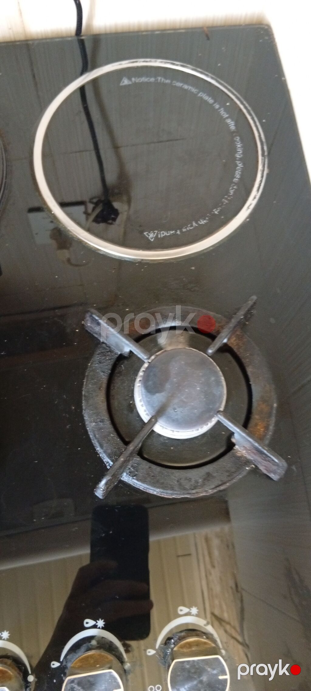 Eurolux kombinə edilmiş qaz-elektrik plitə paneli - 60 sm — Plitələr, Bakı (3)