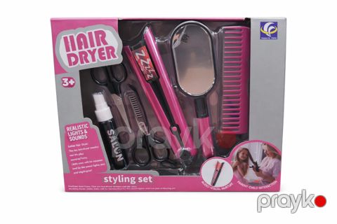Uşaq üçün qulluq dəsti Hair Dryer 3-5 yaş, plastik, çəhrayı — Bakı