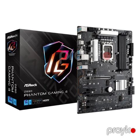 Ana plata “AsRock Z690 Phantom Gaming 4 LGA1700 DDR4” (Z690 LGA1700) — Bakı
