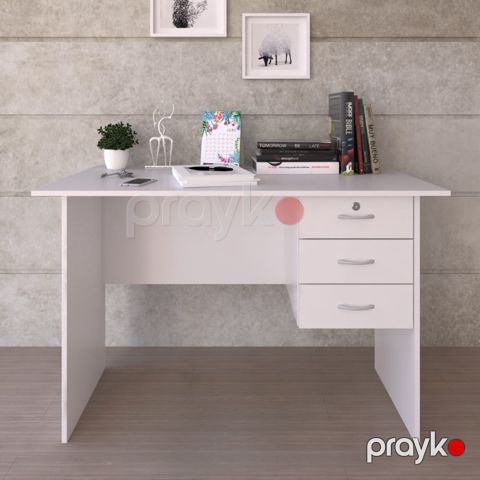 Yazı masası mv_13900167, laminat/LDSP, ağ, 75x120x60 sm — Bakı