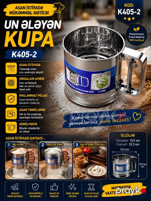 Ələk K405-2, gümüşü — Bakı