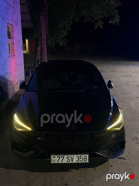 Hyundai Elantra N Line, 1.6 L, 2021 il, 100 000 km — Avtomobillər, Şəki (2)