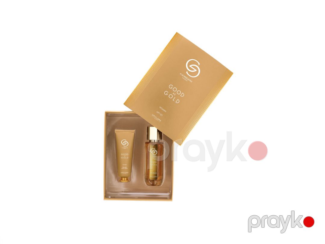 Oriflame Giordani Gold Good as Gold qadınlar üçün ətir dəsti (ətir suyu 50 ml + əl kremi 50 ml) — Mallar, Bakı (2)