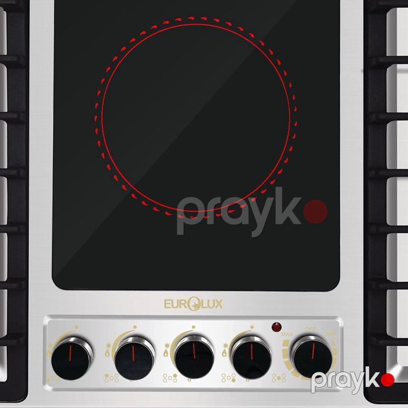 Bişirmə paneli Eurolux EU-GH2651GSCD-90S — Plitələr, Bakı (2)