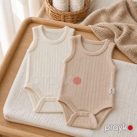 Bodi Bebetto Hər kəs üçün 9-12 ay Pambıq T4128 2li mayka body — Bakı