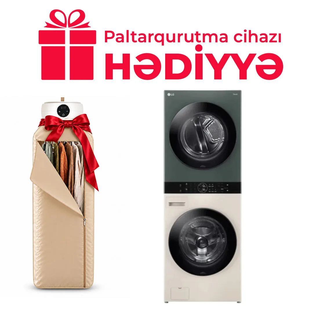 Paltaryuyan və quruducu LG WashTower W1S1CVKK2HM.ABGPCOM — Bakı