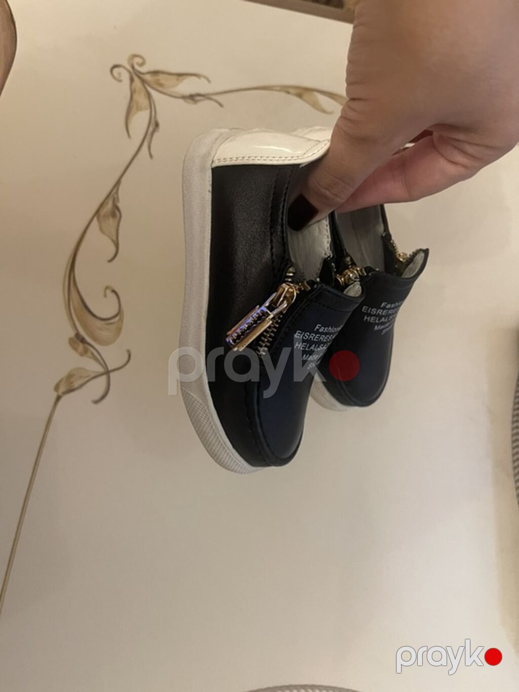 Uşaq ayaqqabısı – qara rəngli, slip-on model - Material: süni dəri — Uşaq ayakkabısı, Bakı (2)