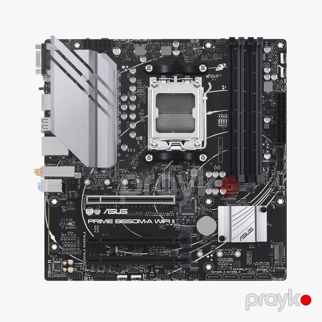 ASUS Prime B650M-A WiFi II – Gaming Anakart Motherboard — Kompüterlər və noutbuklar, Bakı (6)