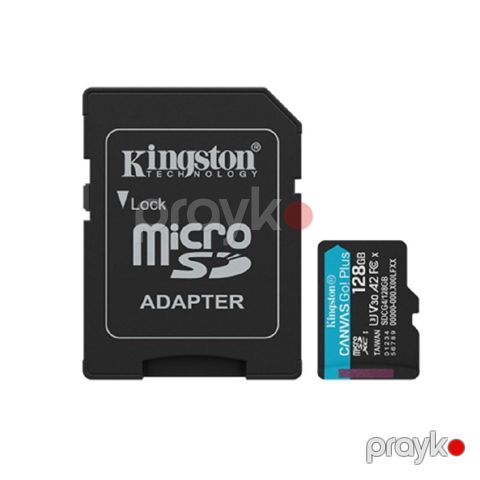 Kingston Canvas Go Plus SDCG3/128GB 128GB microSDXC Yaddaş Kartı — Bakı