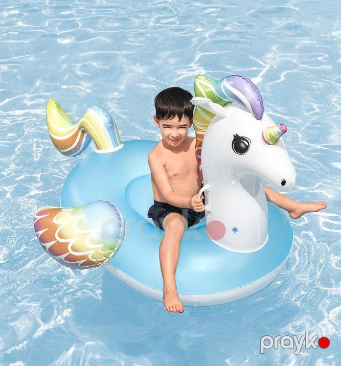 Şişmə Unicorn hovuz üçün Bestway RAX-41114, 150 x 117 sm — Mallar, Bakı (3)