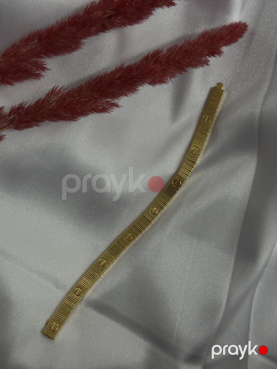 Qolbaq qadınlar üçün, 18K qızıl örtüklü paslanmayan polad, qızılı — Mallar, Bakı (2)