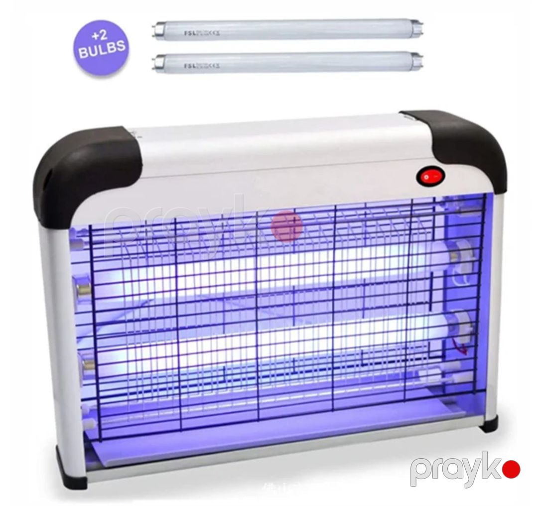 Ultrabənövşəyi lampa 2Е JS-0514, Ağcaqanadlara qarşı, 16 Vt, Boz — Mallar, Bakı (2)