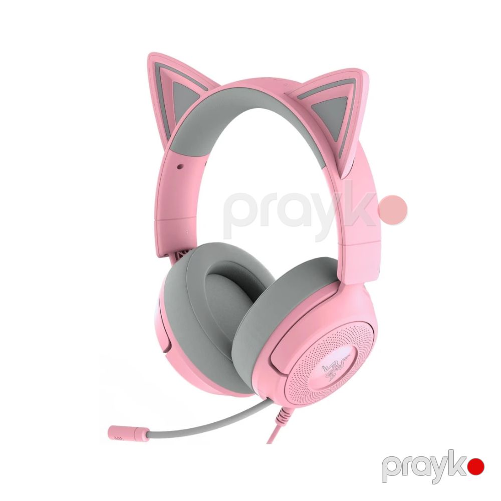 Razer Headset Kraken Kitty V3 X, mini-jack, 1.3m, quartz (RZ04-05350100-R3M1) — Qulaqcıqlar, Bakı (2)