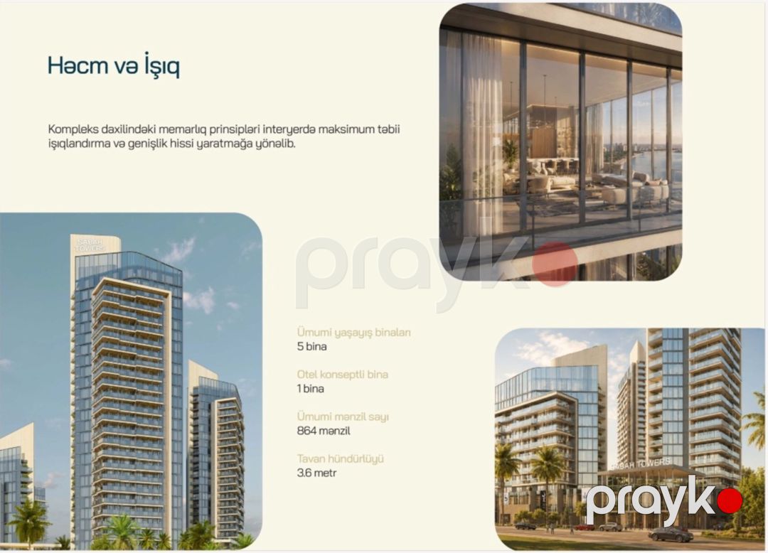 Satılır 1 otaqlı yeni tikili 36 m² — Mənzil, Bakı (3)
